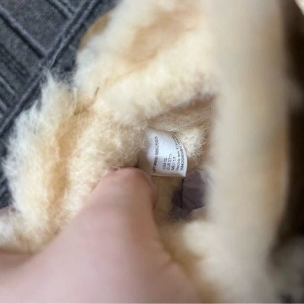 PAWZ by Bearpaw Tan Chestnut Bow Leather Boots Girls Size 10 - Picture 6 of 7